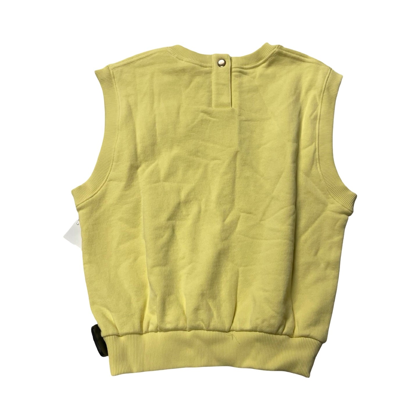 Top Sleeveless By Nation In Yellow, Size:S