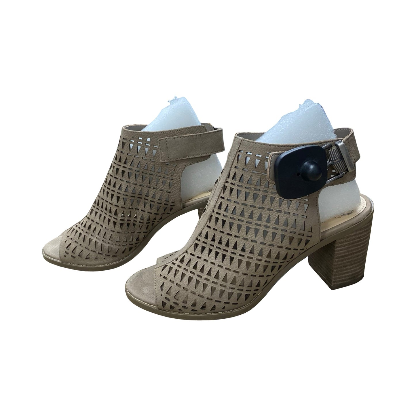 Shoes Heels Block By Vince Camuto In Taupe, Size:9.5