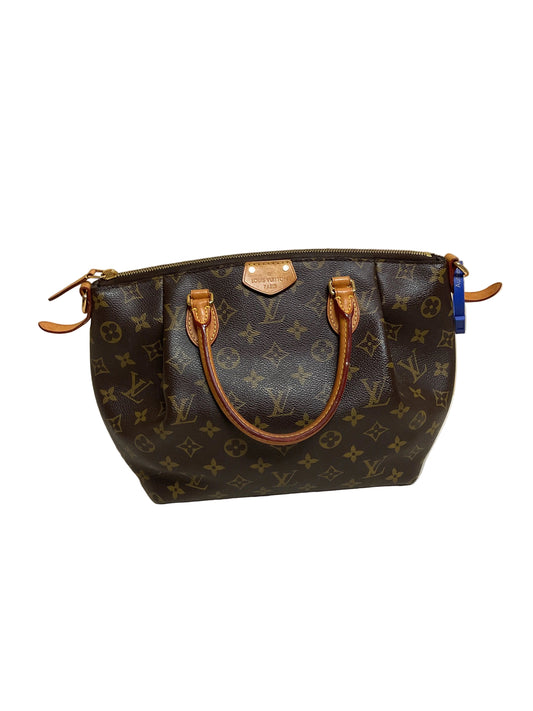 Handbag Luxury Designer By Louis Vuitton In Brown, Size:Medium