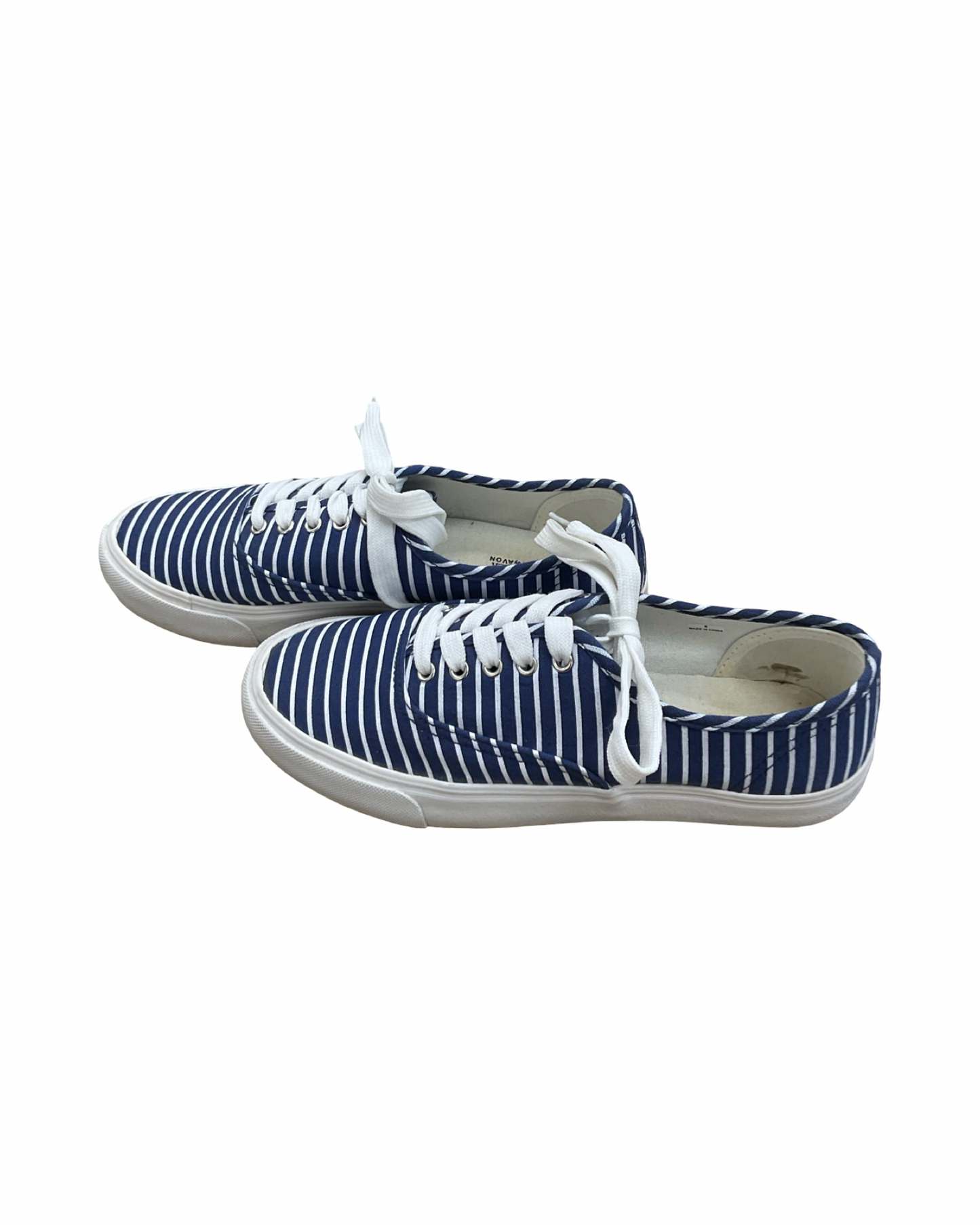 Shoes Sneakers By Avon In Blue & White, Size:8