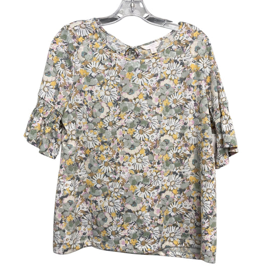 Top Ss By Lc Lauren Conrad In Floral Print, Size:L