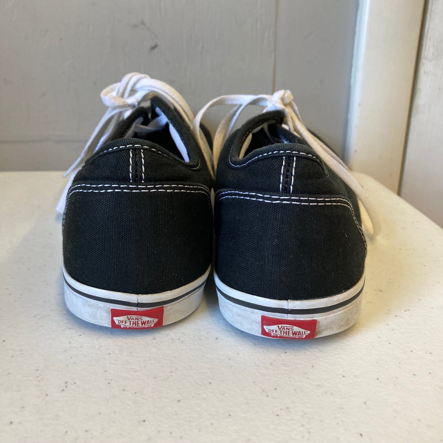 Shoes Sneakers By Vans In Black & White, Size:10