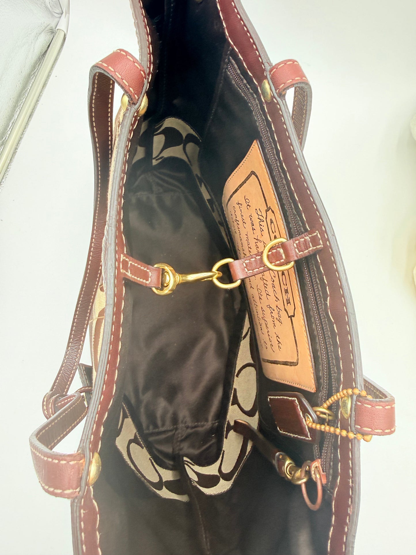 Handbag Designer By Coach, Size: Medium