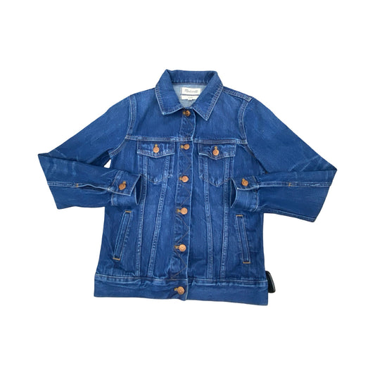 Jacket Denim By Madewell In Blue Denim, Size:Xs