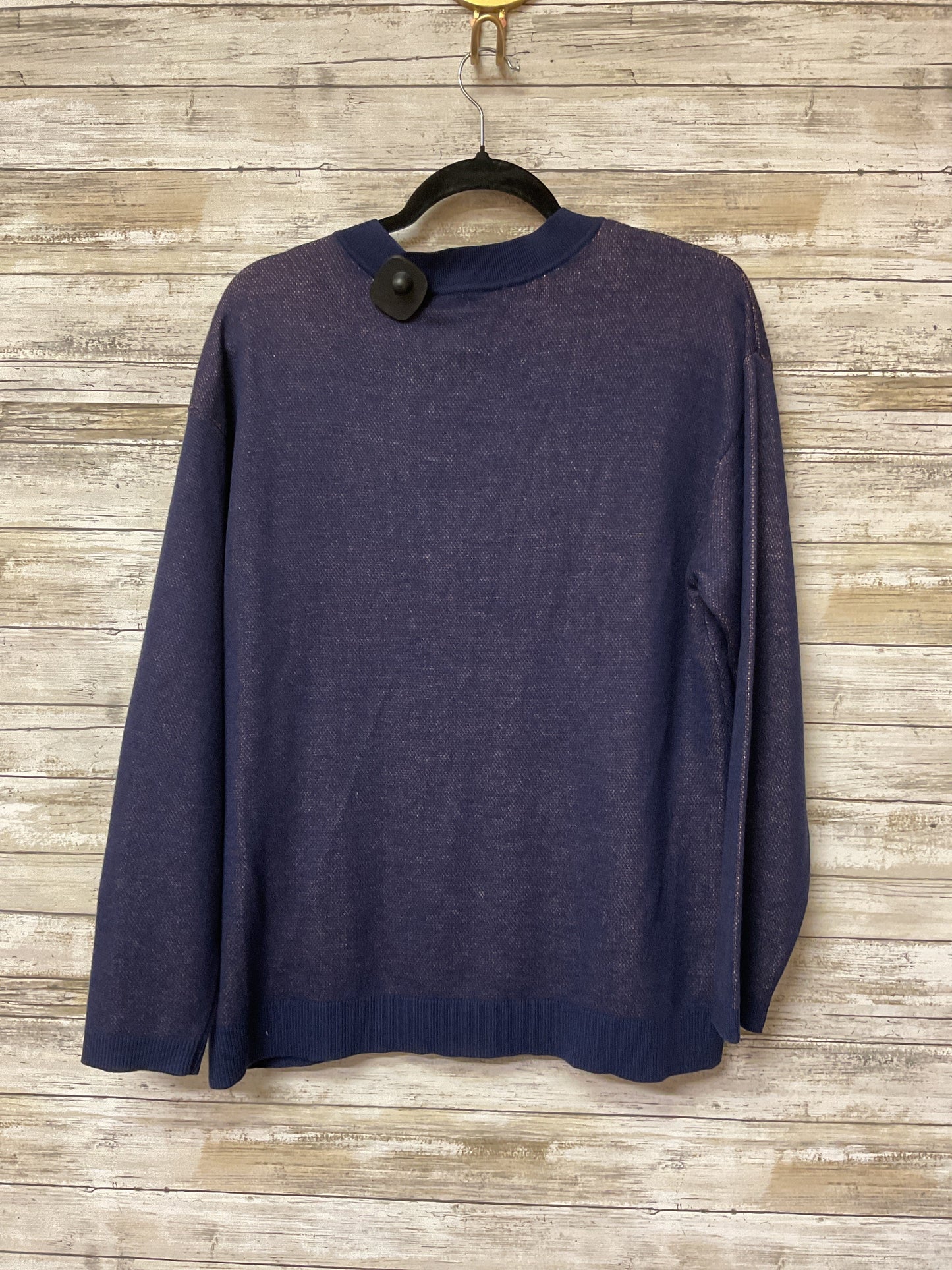 Sweater By Jones New York In Blue, Size:L