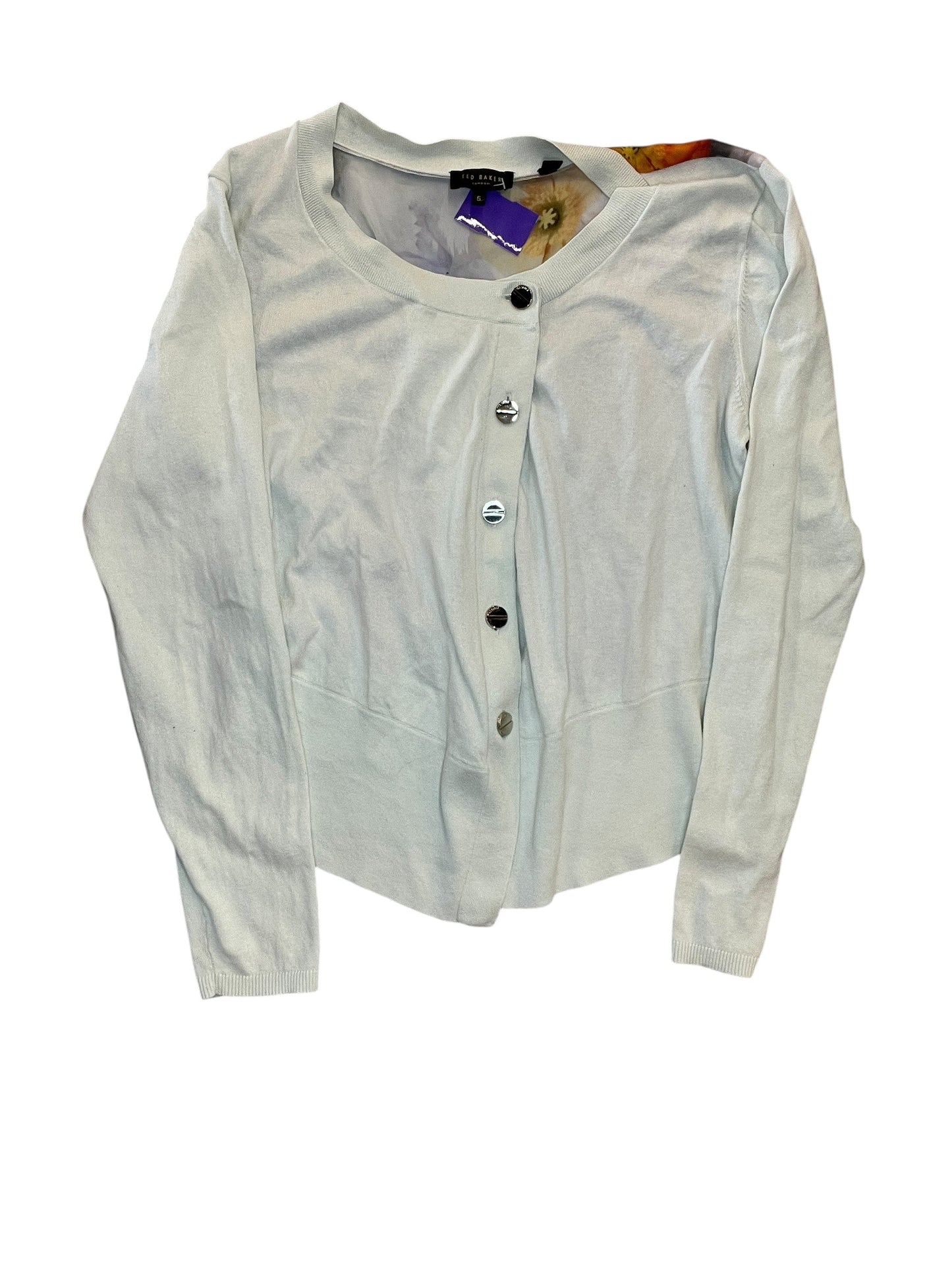 Cardigan By Ted Baker In Floral Print, Size:L