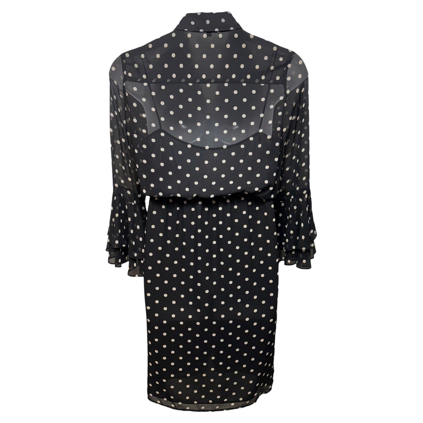 Dress Casual Midi By Rickie Freeman & Teri Jon In Polkadot Pattern, Size: 16