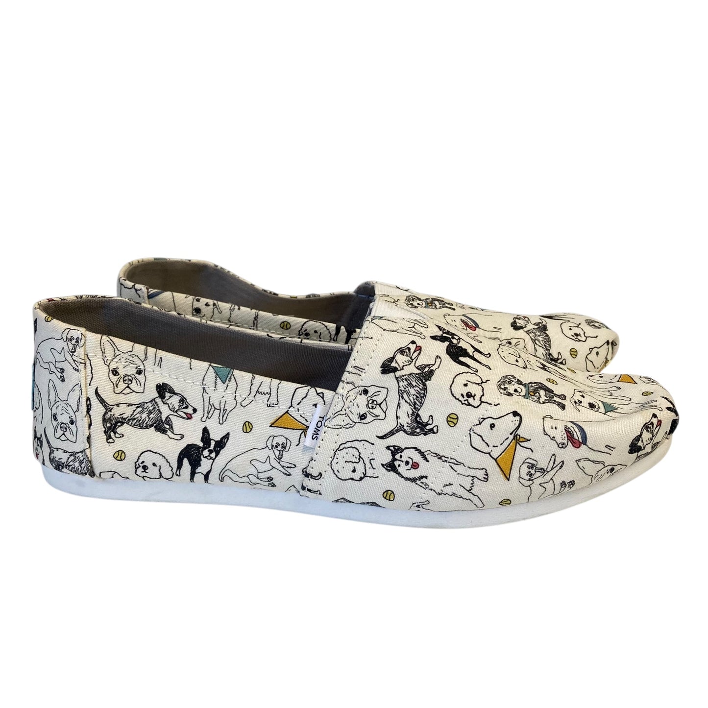 Shoes Flats By Toms In Multi, Size:8