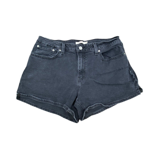 Shorts By Levis In Black Denim, Size:16