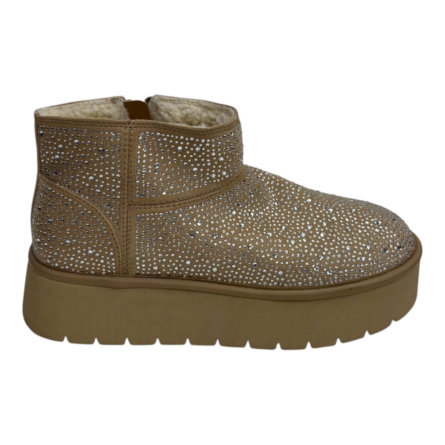 Boots Ankle Flats By Wild Fable In Tan, Size:8