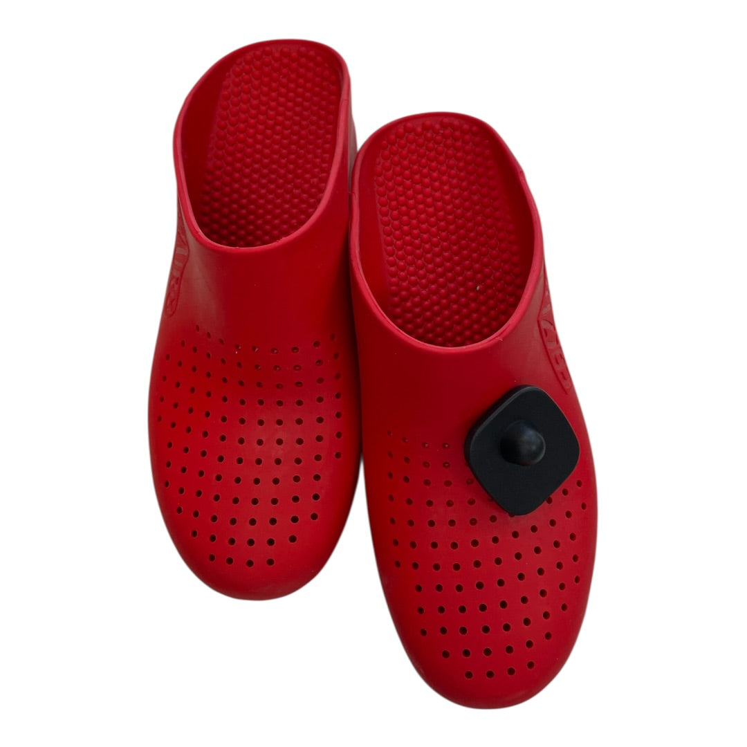 Shoes Heels Block By Cmc In Red, Size:5.5