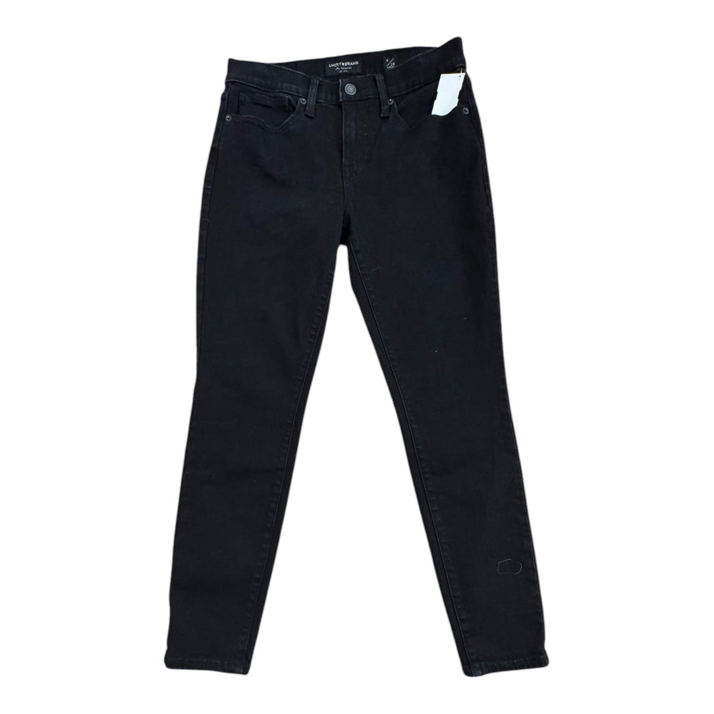 Jeans Skinny By Lucky Brand In Black, Size:6