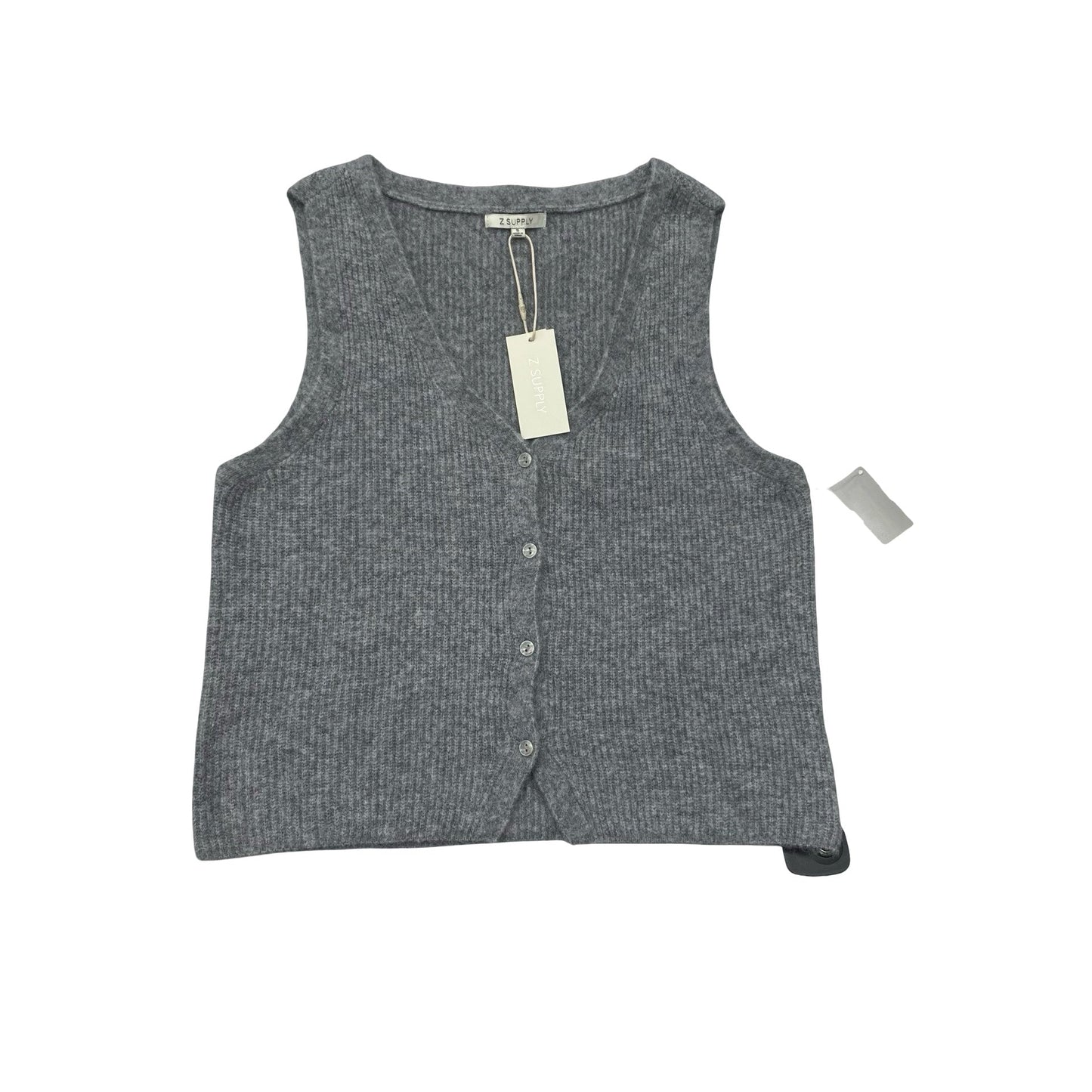 Vest Sweater By Z Supply In Grey, Size:S