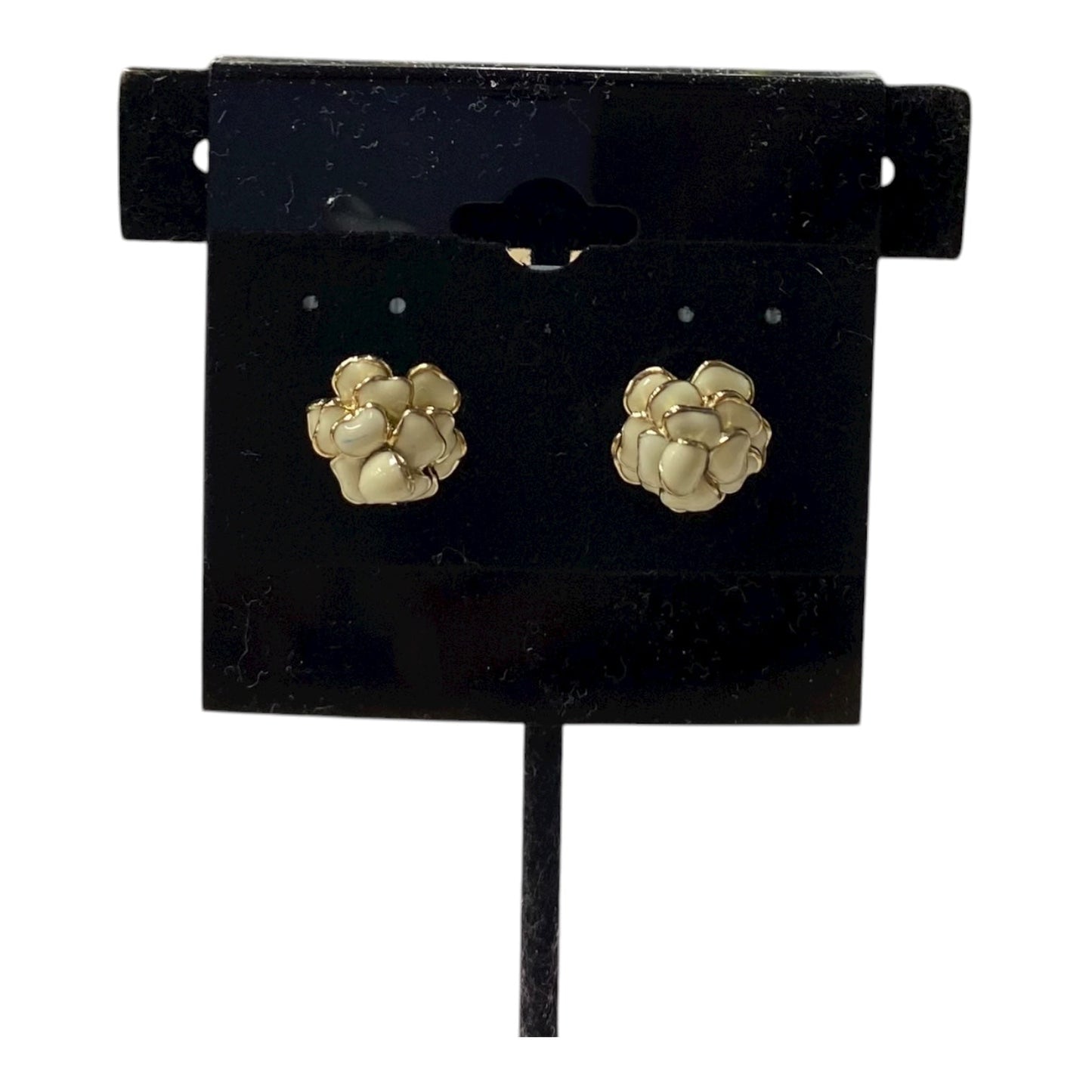 Earrings Stud  In Ivory