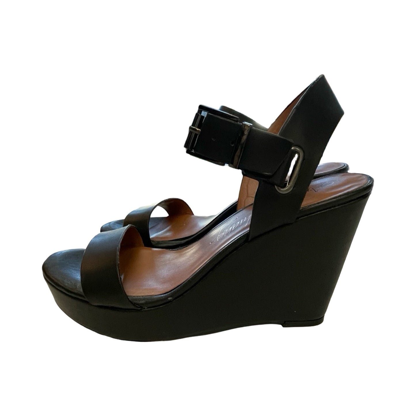 Sandals Heels Wedge By Arturo Chiang In Black, Size:7