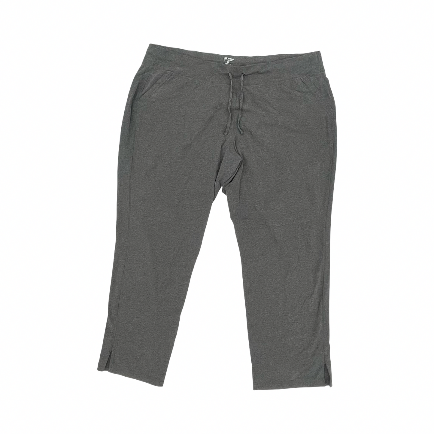 Pants Lounge By Tek Gear In Grey, Size:3X