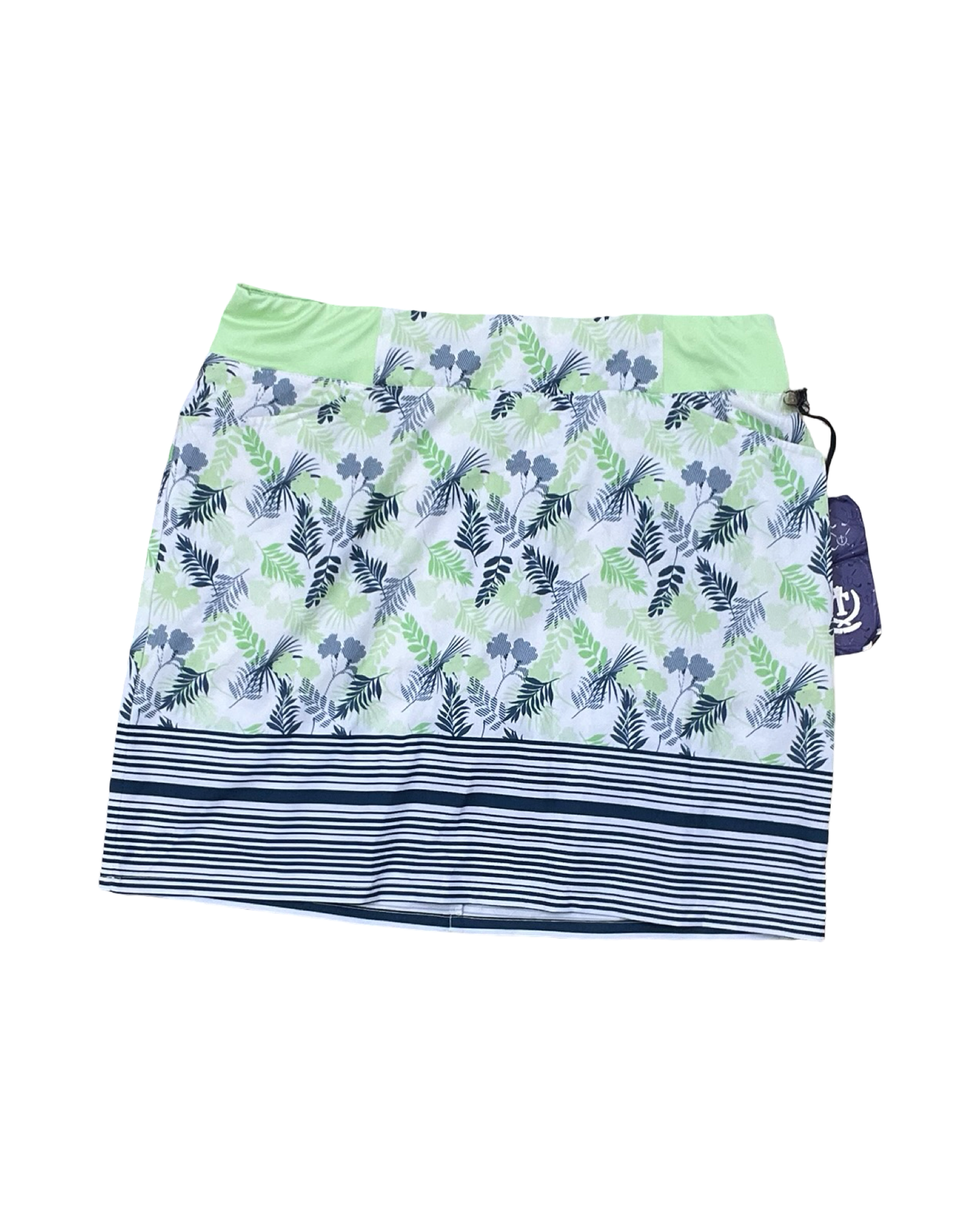 Athletic Skort By Clothes Mentor In Blue & Green, Size:M