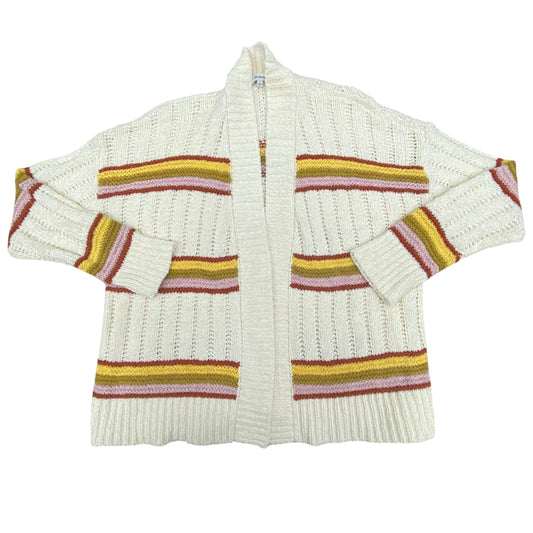 Sweater Cardigan By Madewell In Striped Pattern, Size:L
