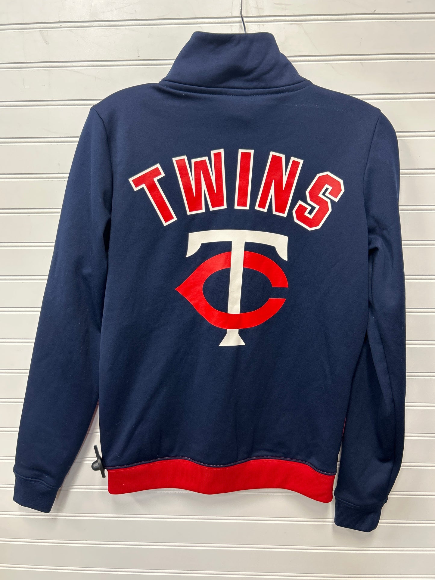 Athletic Jacket By Pink In Navy, Size:Xs
