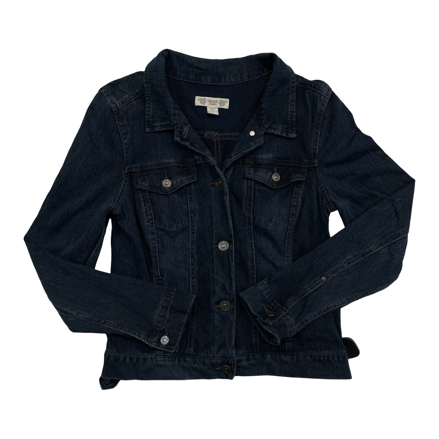 Blazer By Vintage America In Blue Denim, Size:M