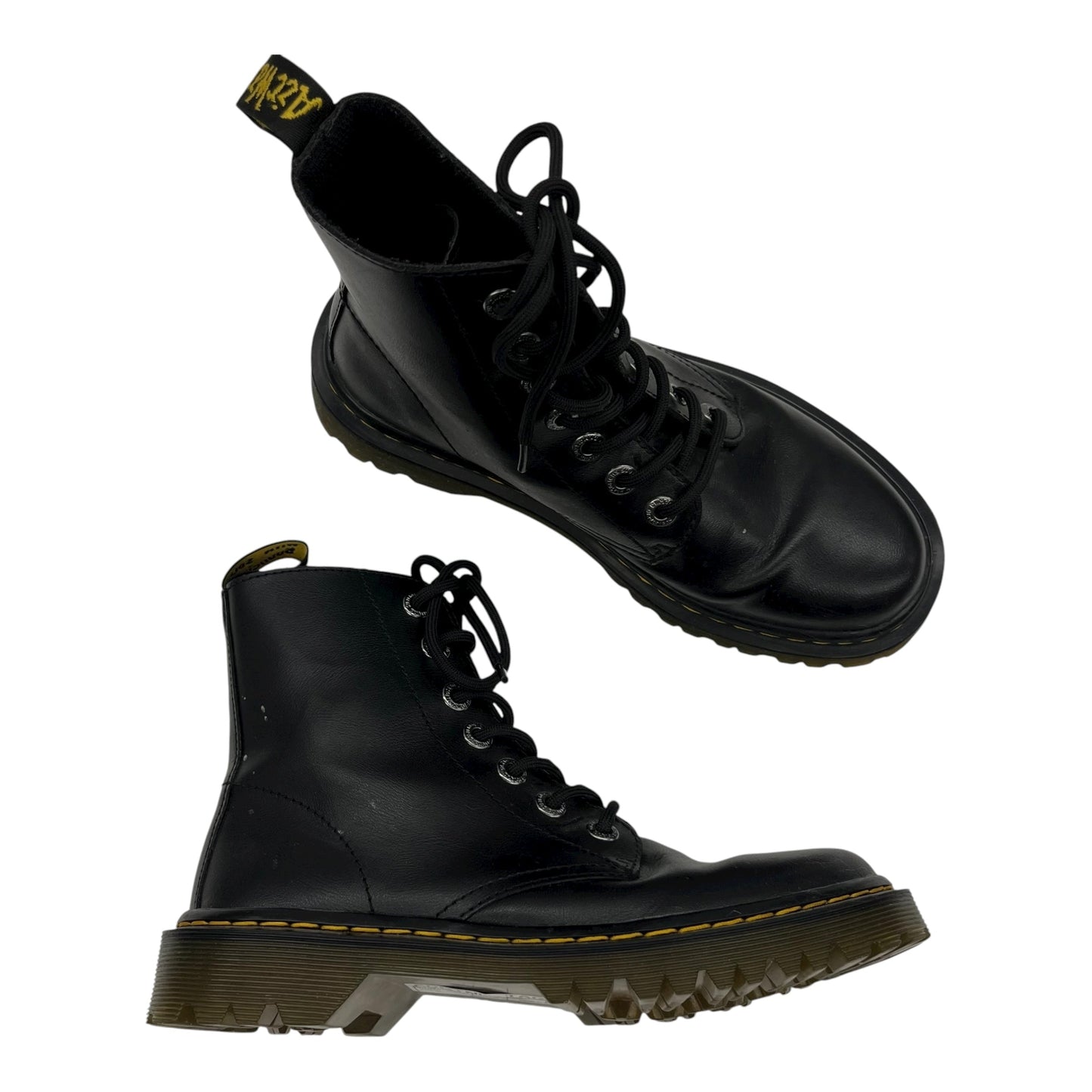 Boots Combat By Dr Martens In Black, Size:6