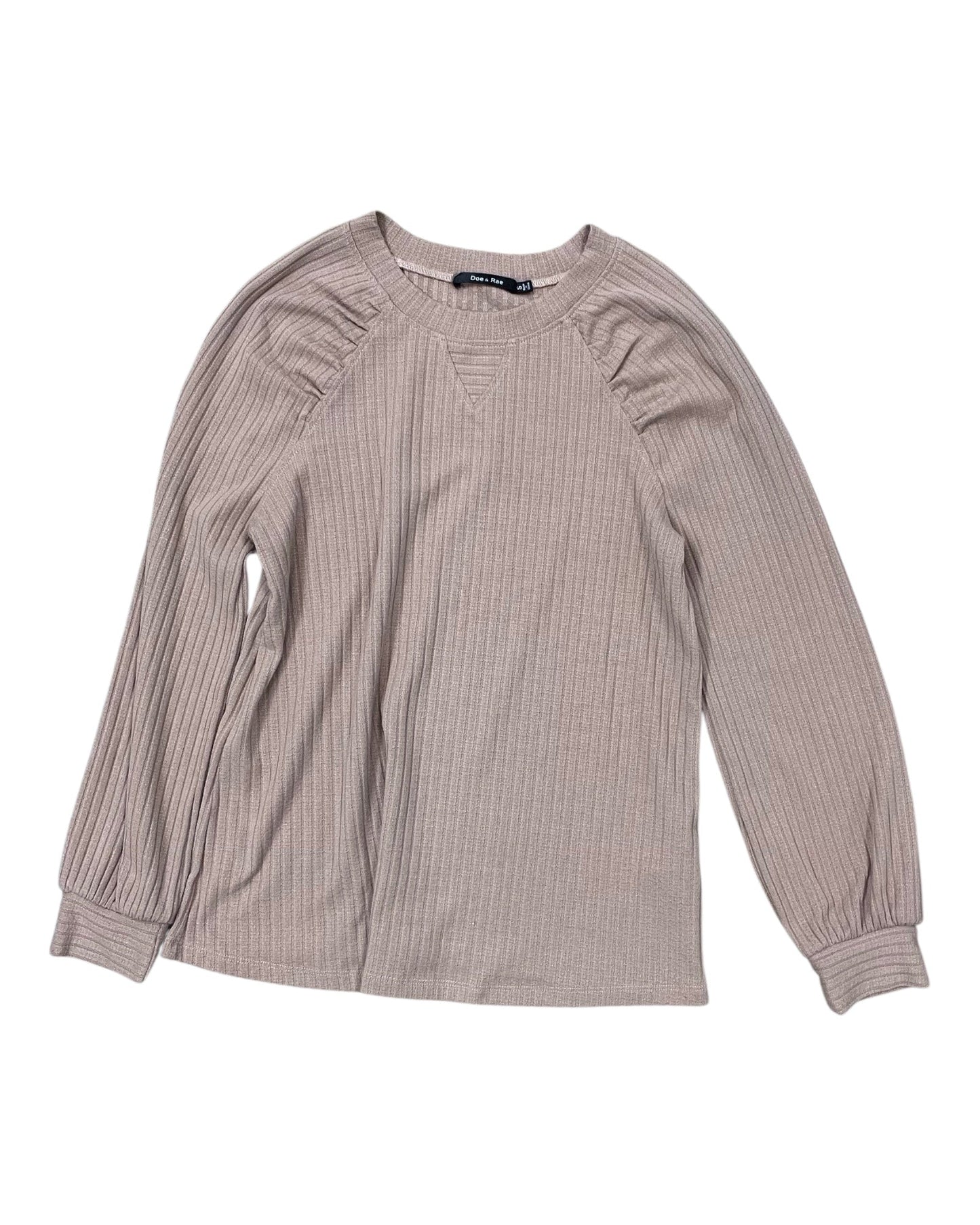Top Ls By Doe & Rae In Peach, Size:S