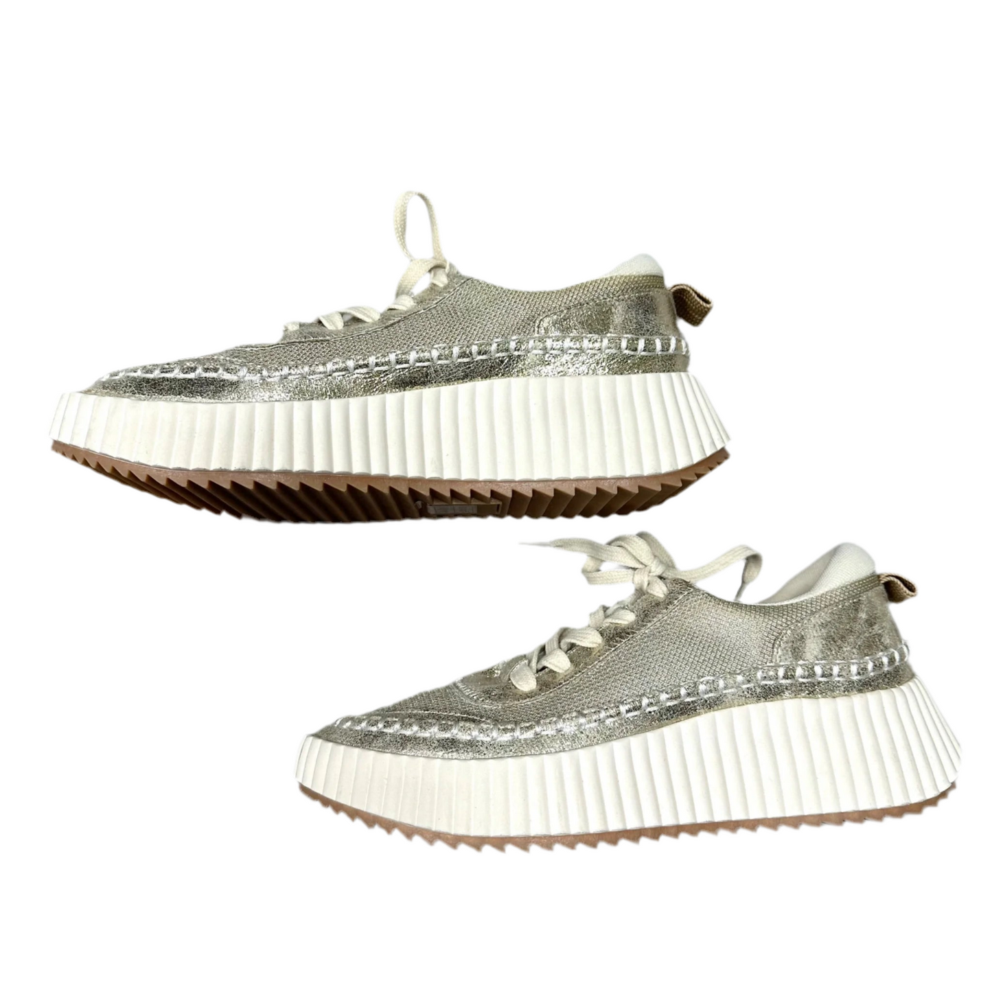 Shoes Sneakers By Dolce Vita In Gold, Size: 7.5