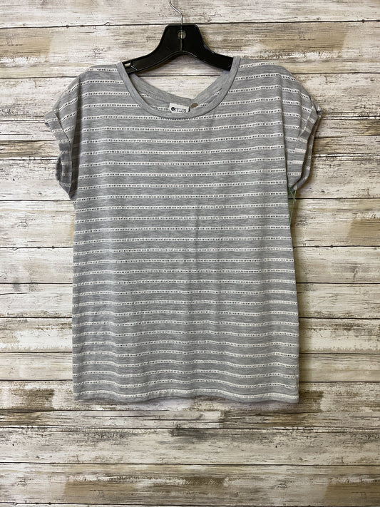 Top Ss By Stylus In Grey & White, Size:S