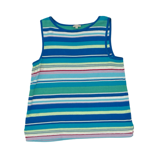 Tank Top By Talbots In Striped Pattern, Size:Lp