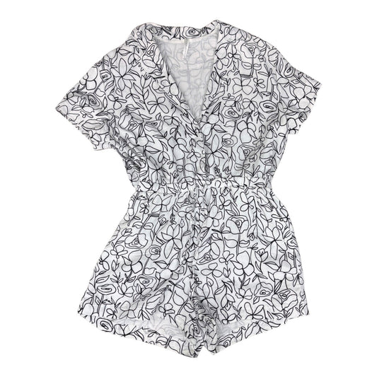 Romper By Fabletics In Black & White, Size:M