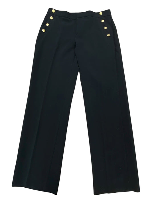 Pants Dress By Banana Republic In Black & Gold, Size:8