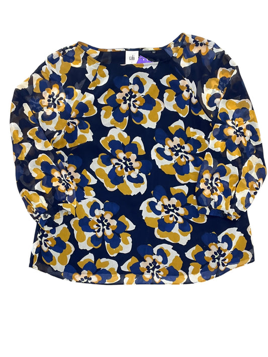 Blouse Ls By Cabi In Blue, Size:S