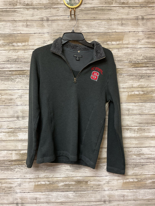 Jacket Fleece By Champion In Grey & Red, Size:S