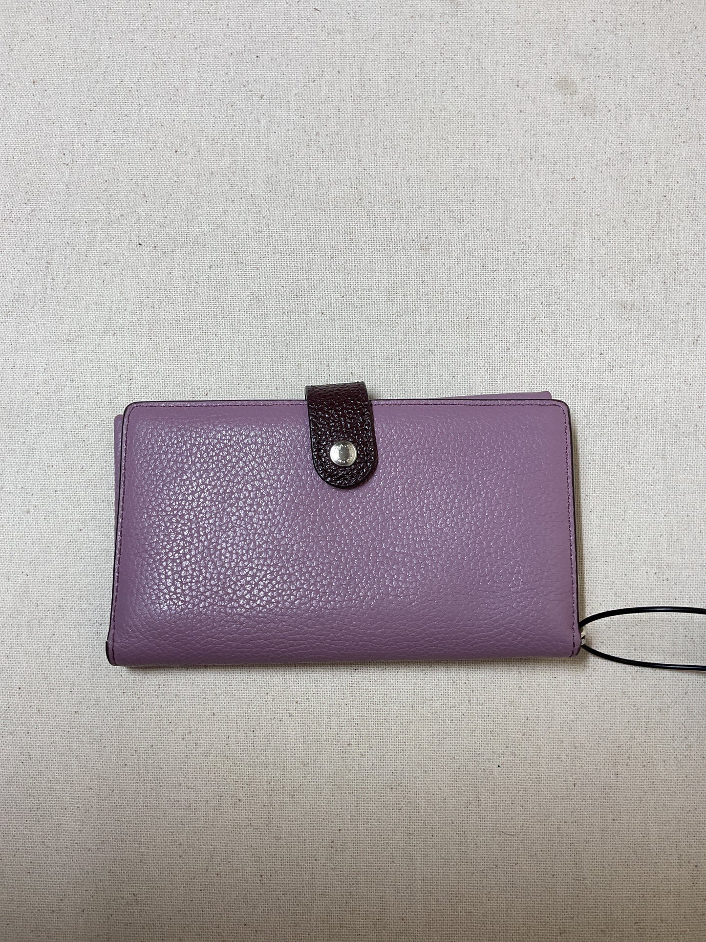 Wallet Designer By Coach In Purple, Size:Small