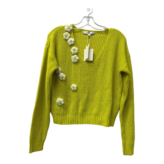 Sweater By Anthropologie In Green, Size:Xs