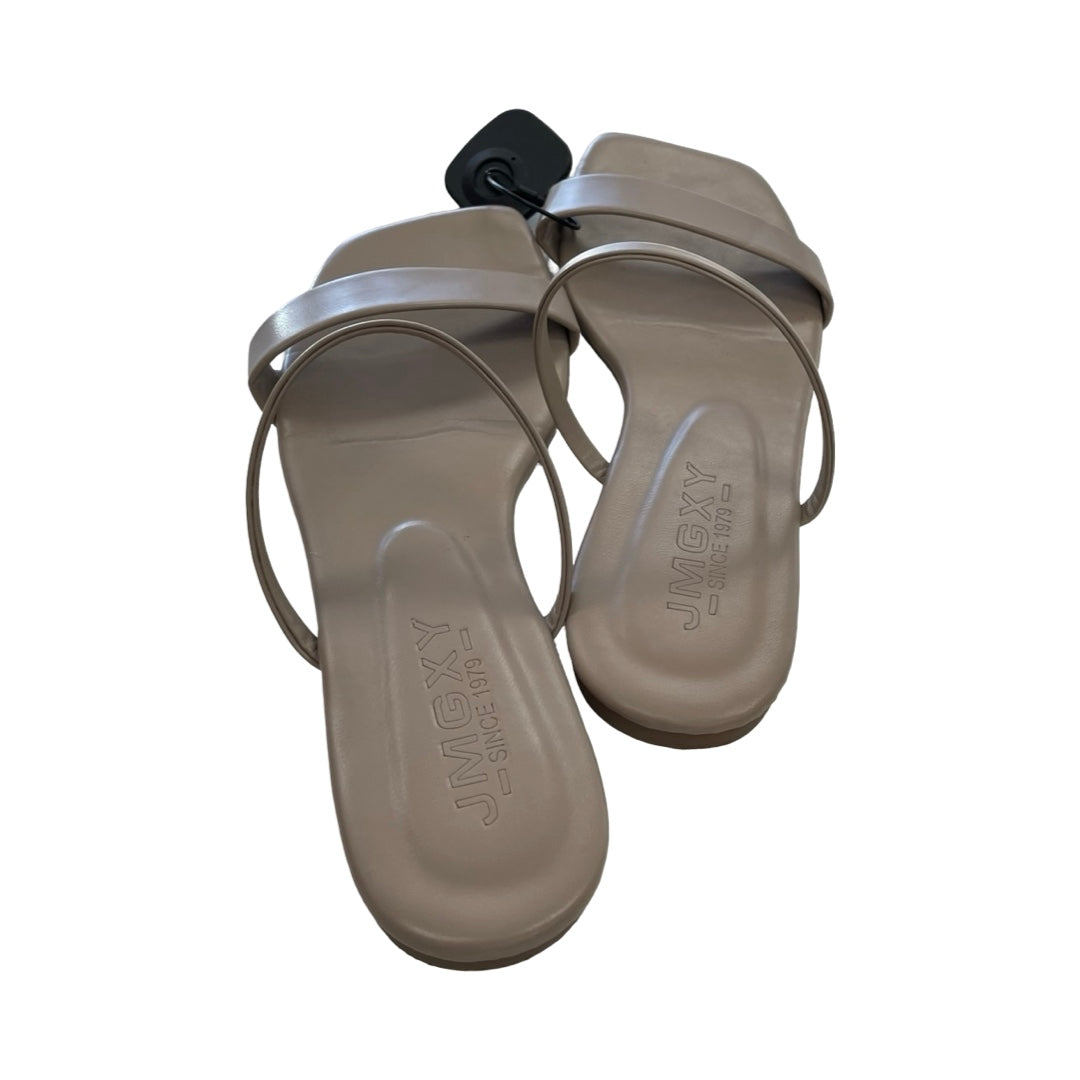 Sandals Flats By Cmc In Taupe, Size:9.5