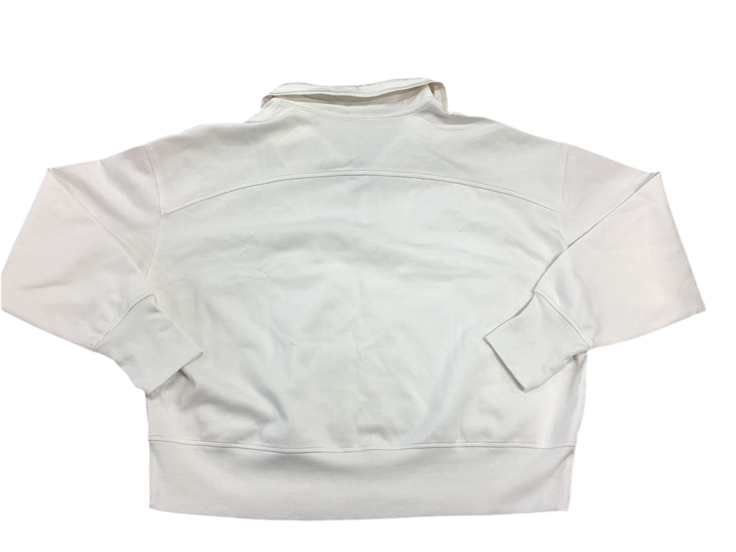 Athletic Top Ls Collar By Old Navy In White, Size:2X