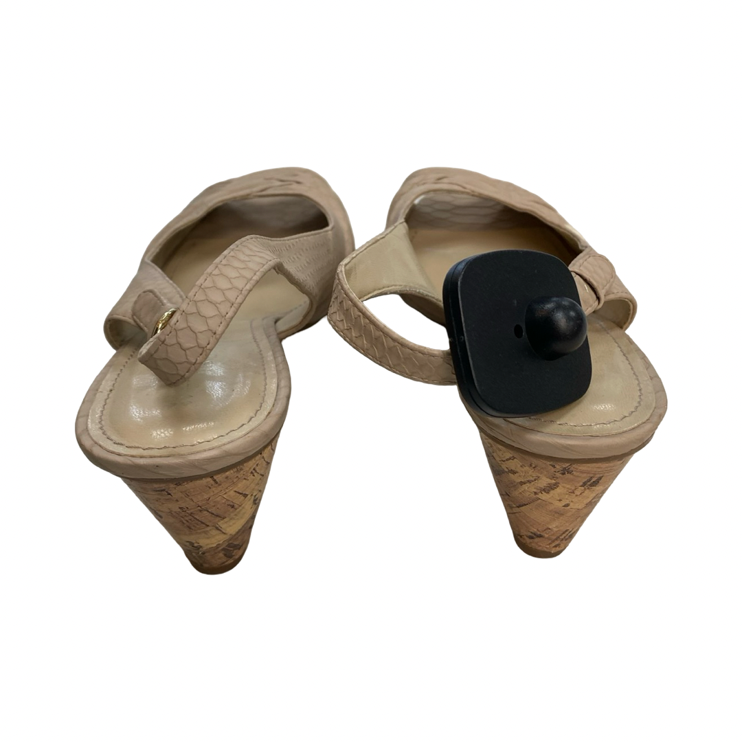 Shoes Heels Block By Naturalizer In Tan, Size:9