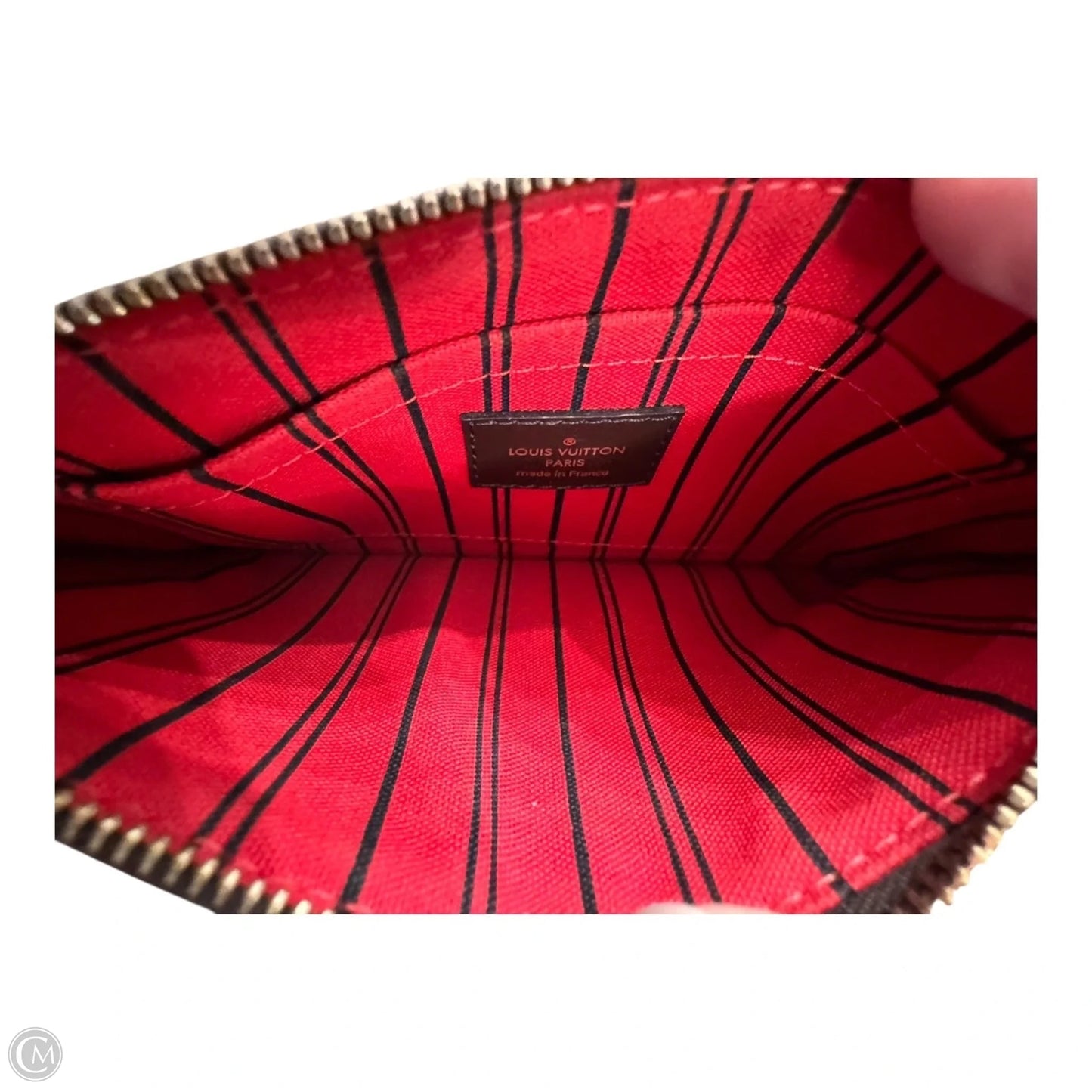 Wristlet Luxury Designer By Louis Vuitton In Brown, Size:Medium