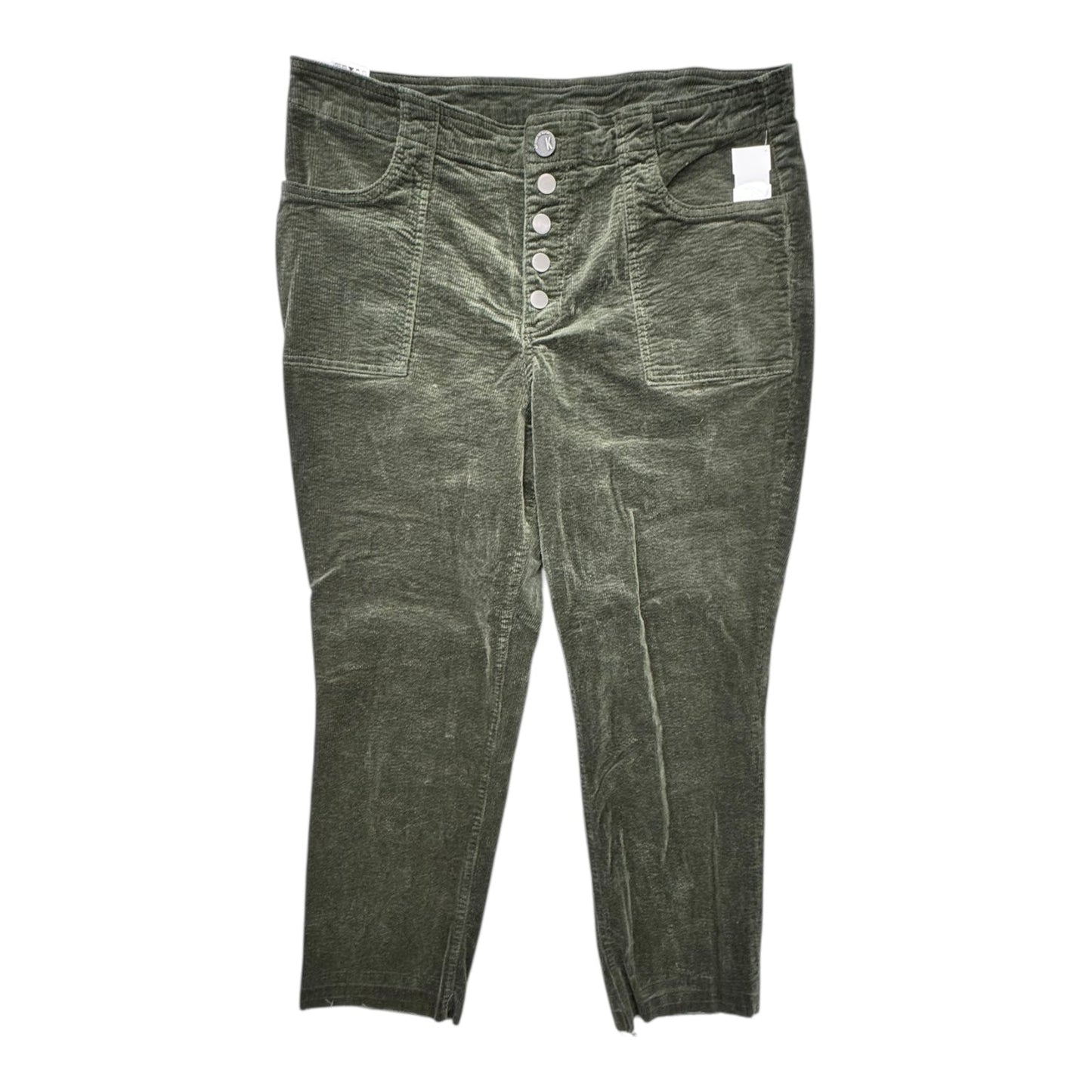 Pants Corduroy By Kut In Green, Size:18
