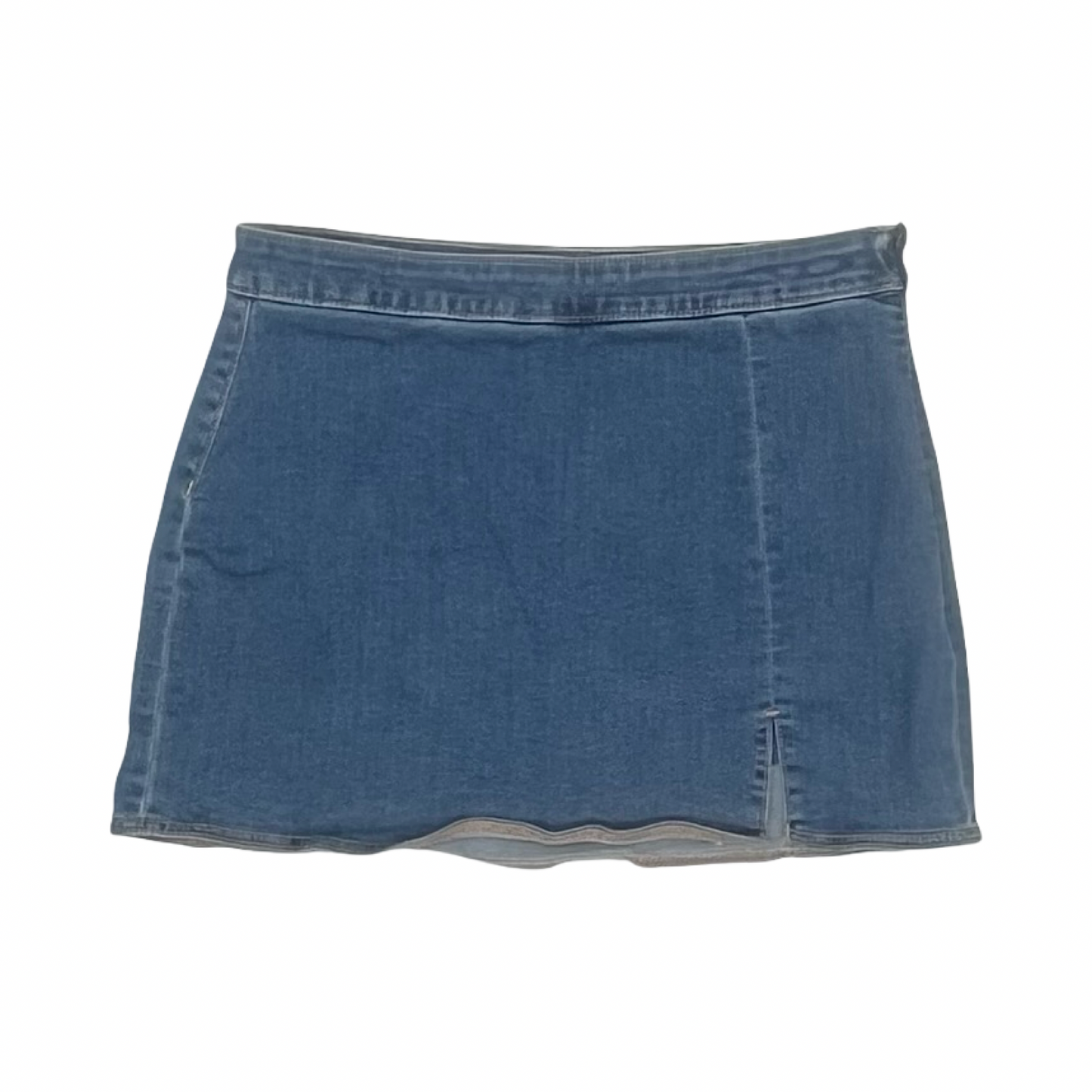 Skirt Mini & Short By American Eagle In Blue Denim, Size:8