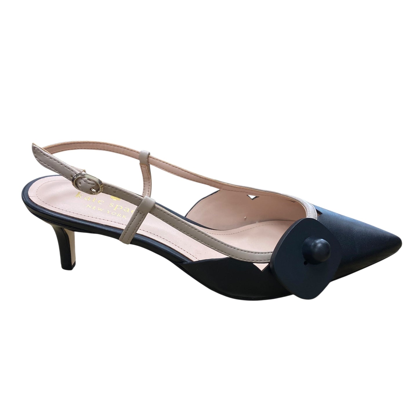 Shoes Designer By Kate Spade In Black & Pink, Size:8.5