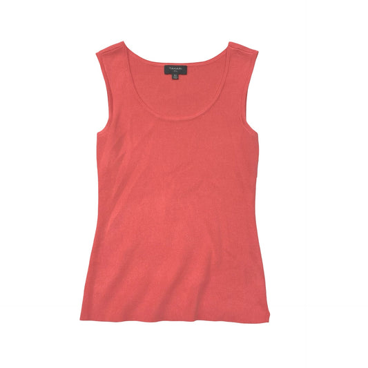 Top Sleeveless By Tahari In Pink, Size:Xs