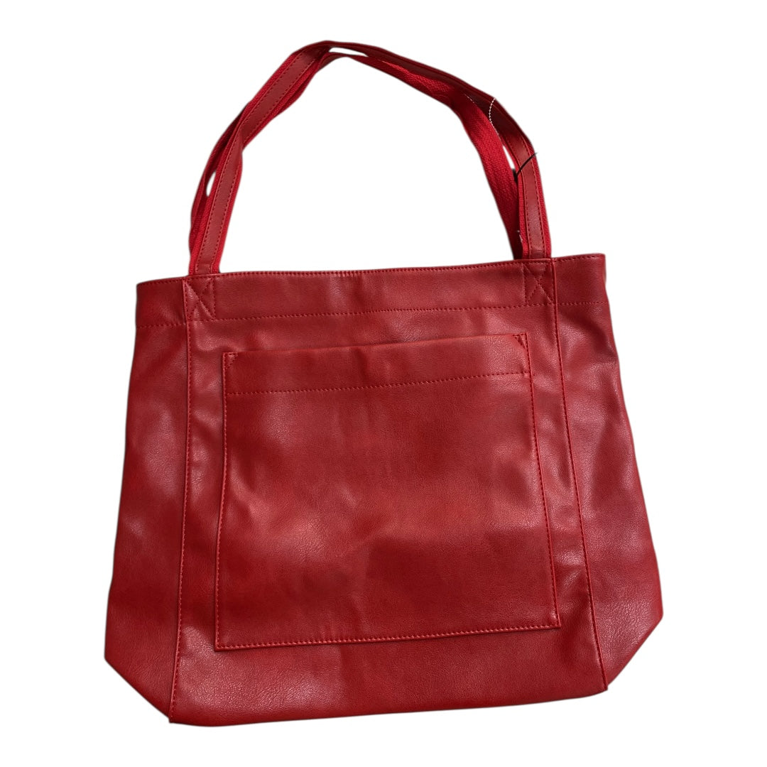 Handbag By Clothes Mentor In Red, Size:Large