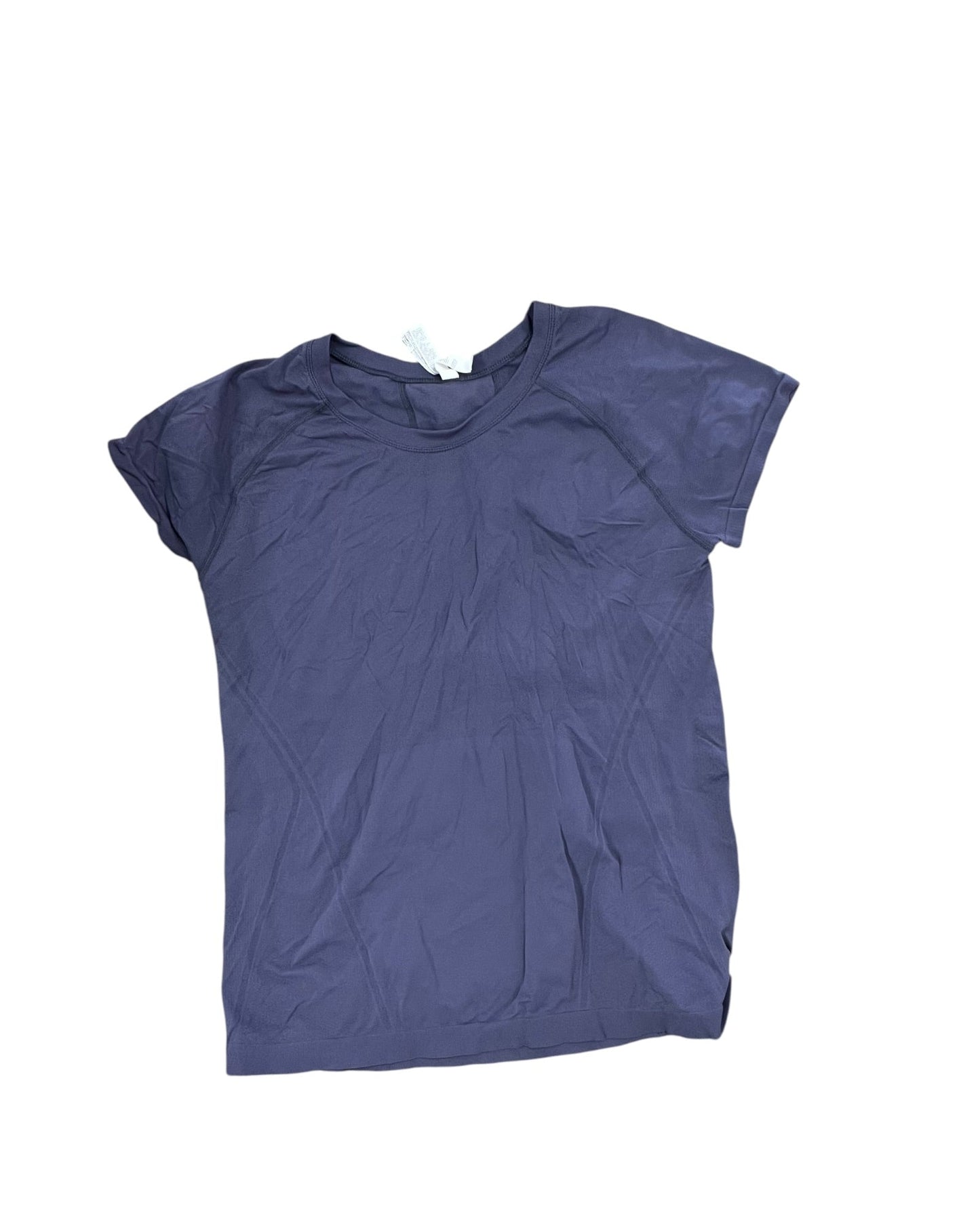 Athletic Top Ss By Athleta In Grey, Size:Xl