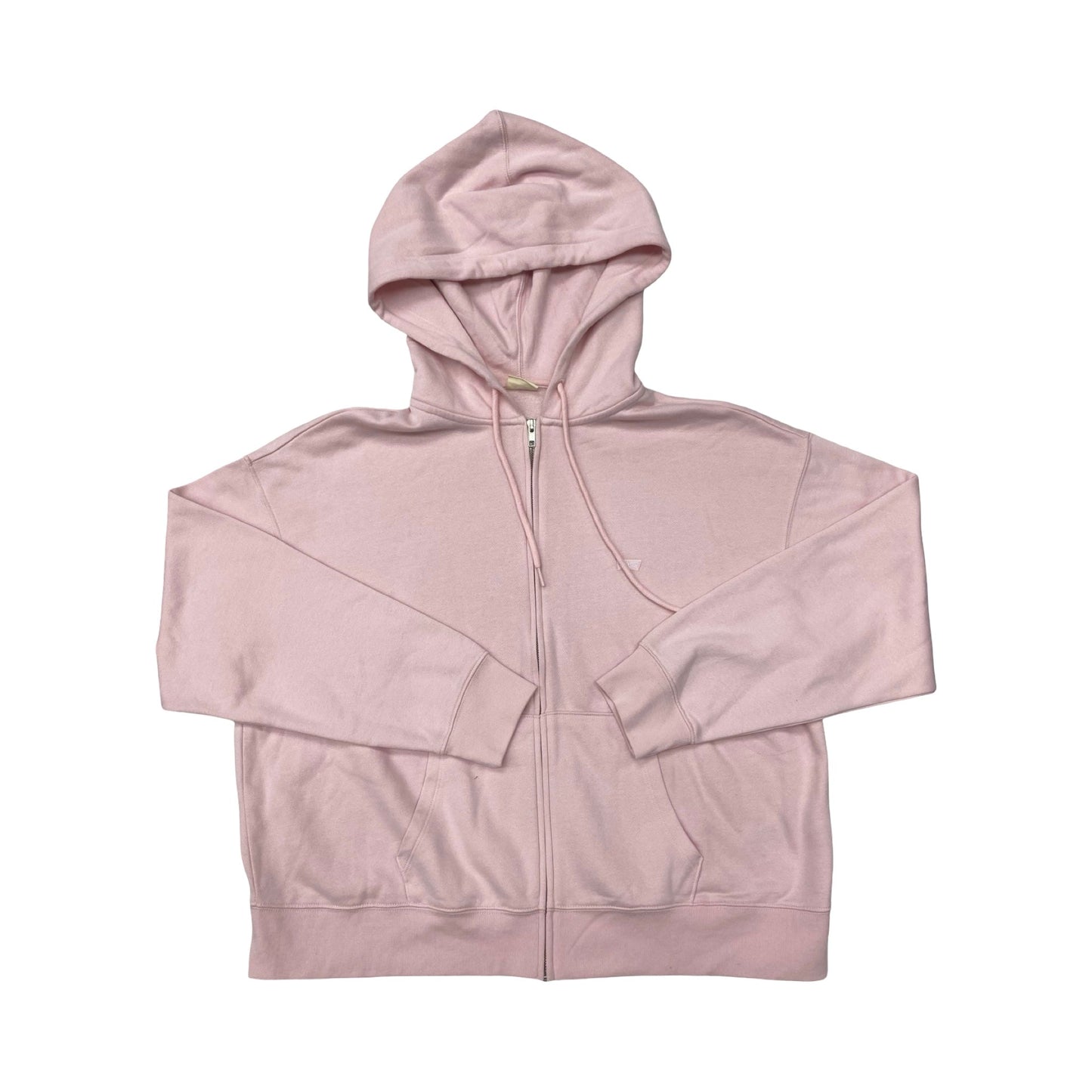 Athletic Jacket By Levis In Pink, Size:L