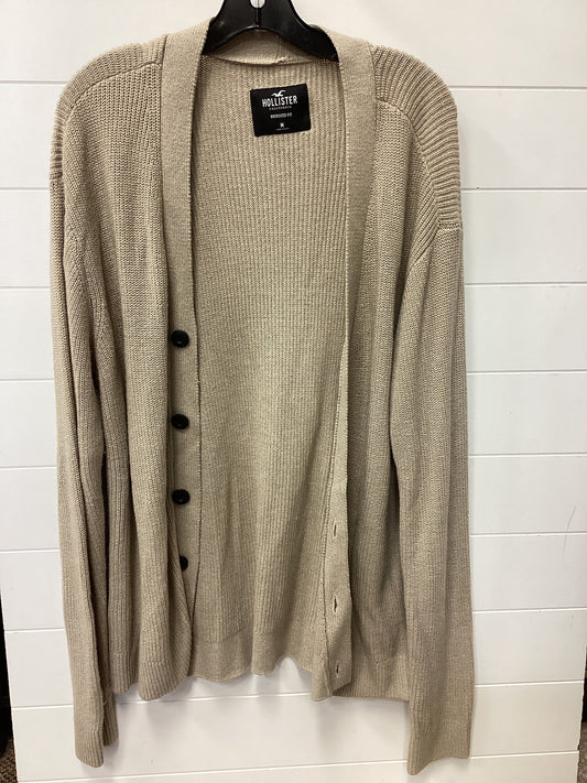 Sweater Cardigan By Hollister In Tan, Size:M