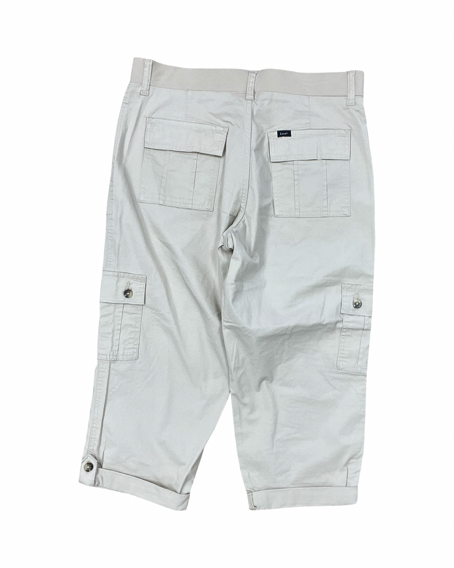 Pants Cropped By Lee In Tan, Size:12