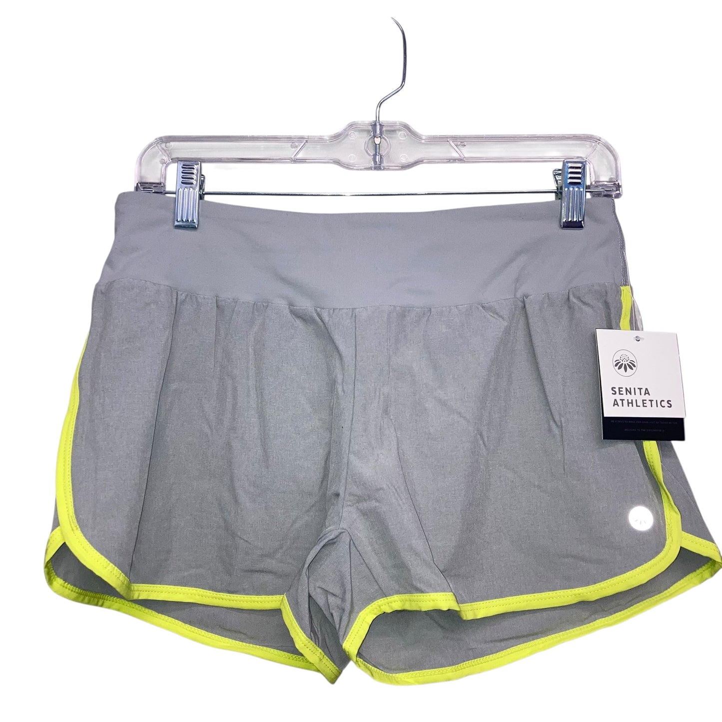 Athletic Shorts By Senita Athletics In Grey, Size:S
