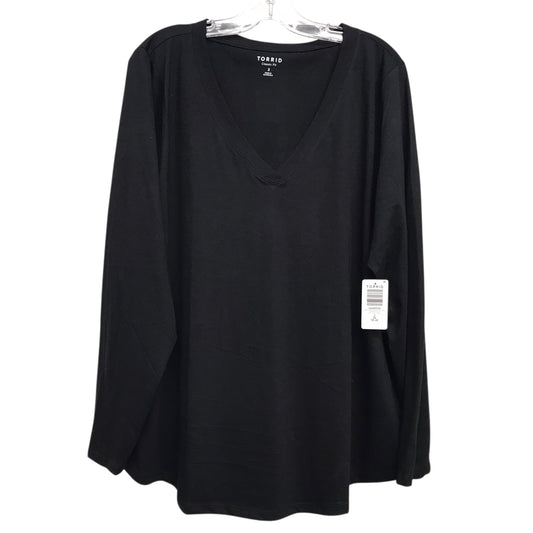Top Ls Basic By Torrid In Black, Size:2X